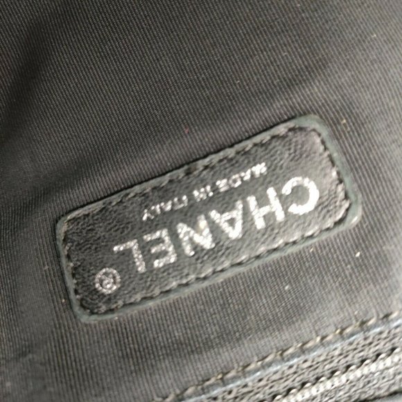 Chanel Hand Bag Silver Nylon - Picture 5 of 9